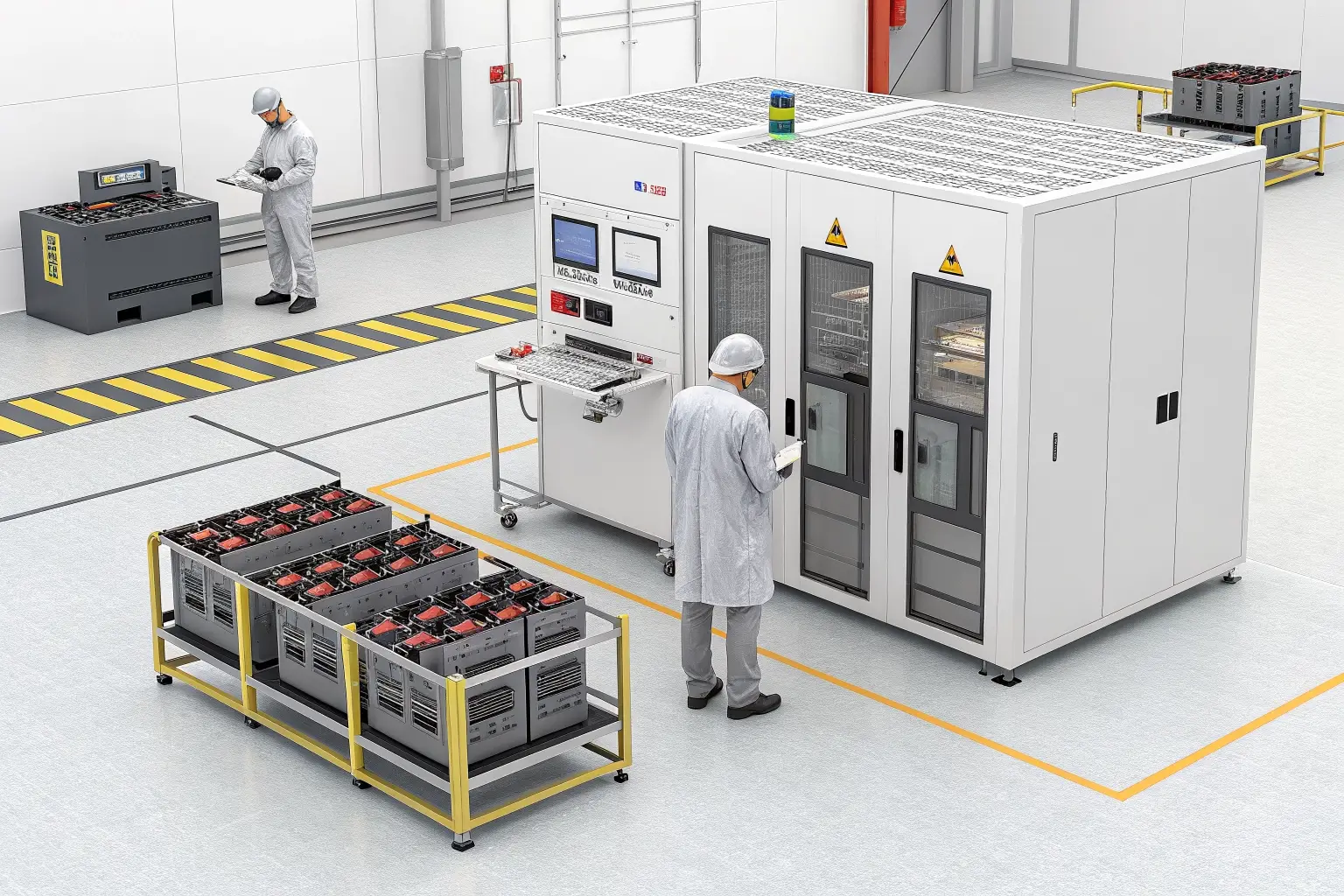 Advanced EV battery testing facility